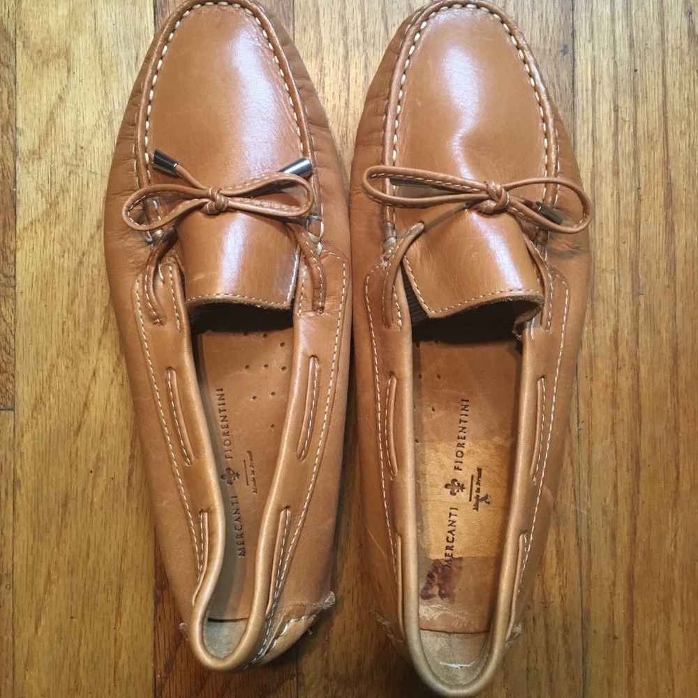 SOLD! Mercanti Fiorentini Leather Flats